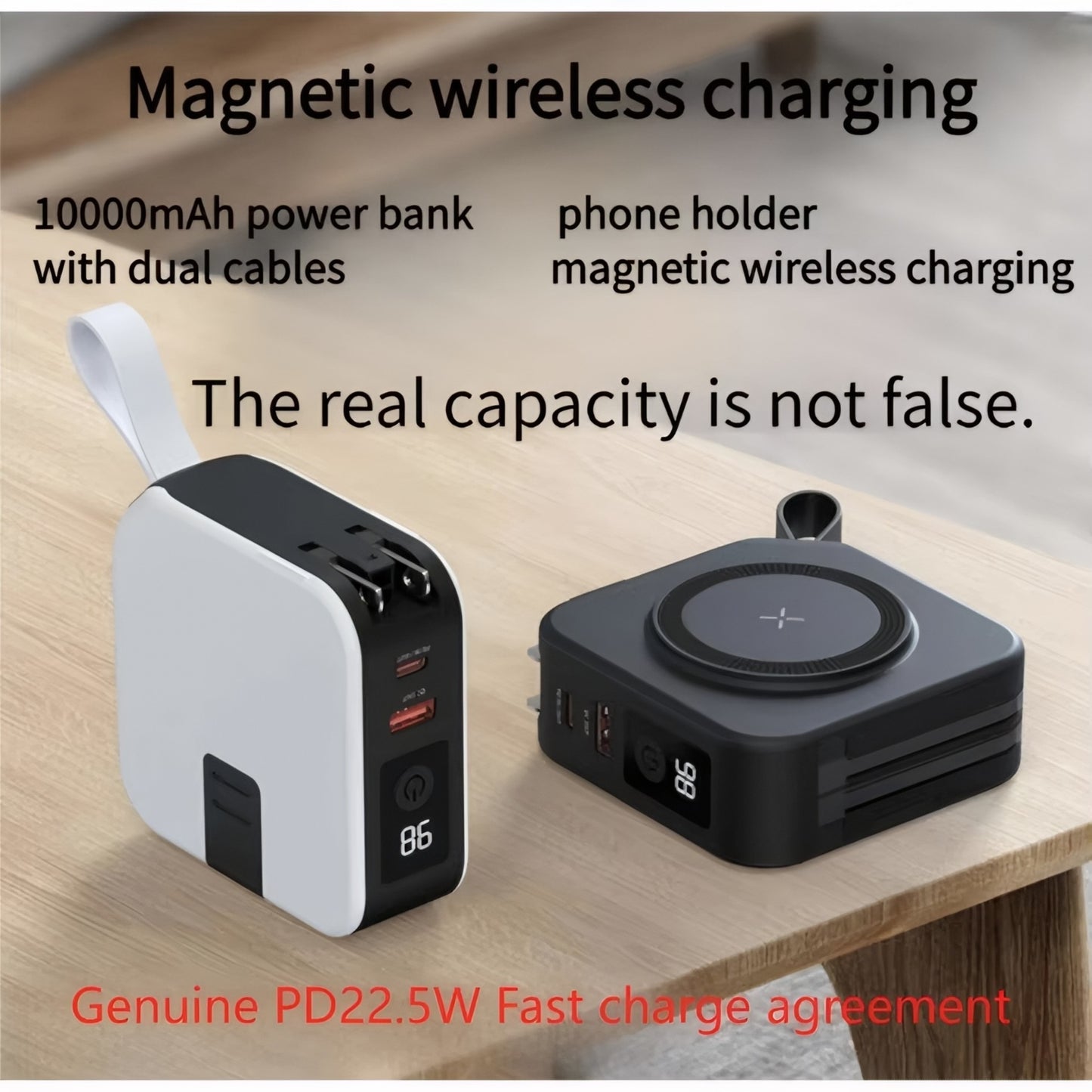 Pack Eazy™ 5-in-1 Magnetic Travel Power Bank – Charge Smarter. Travel Eazy.
