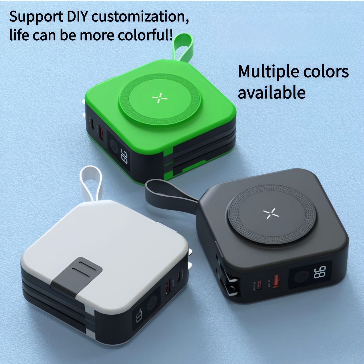 Pack Eazy™ 5-in-1 Magnetic Travel Power Bank – Charge Smarter. Travel Eazy.