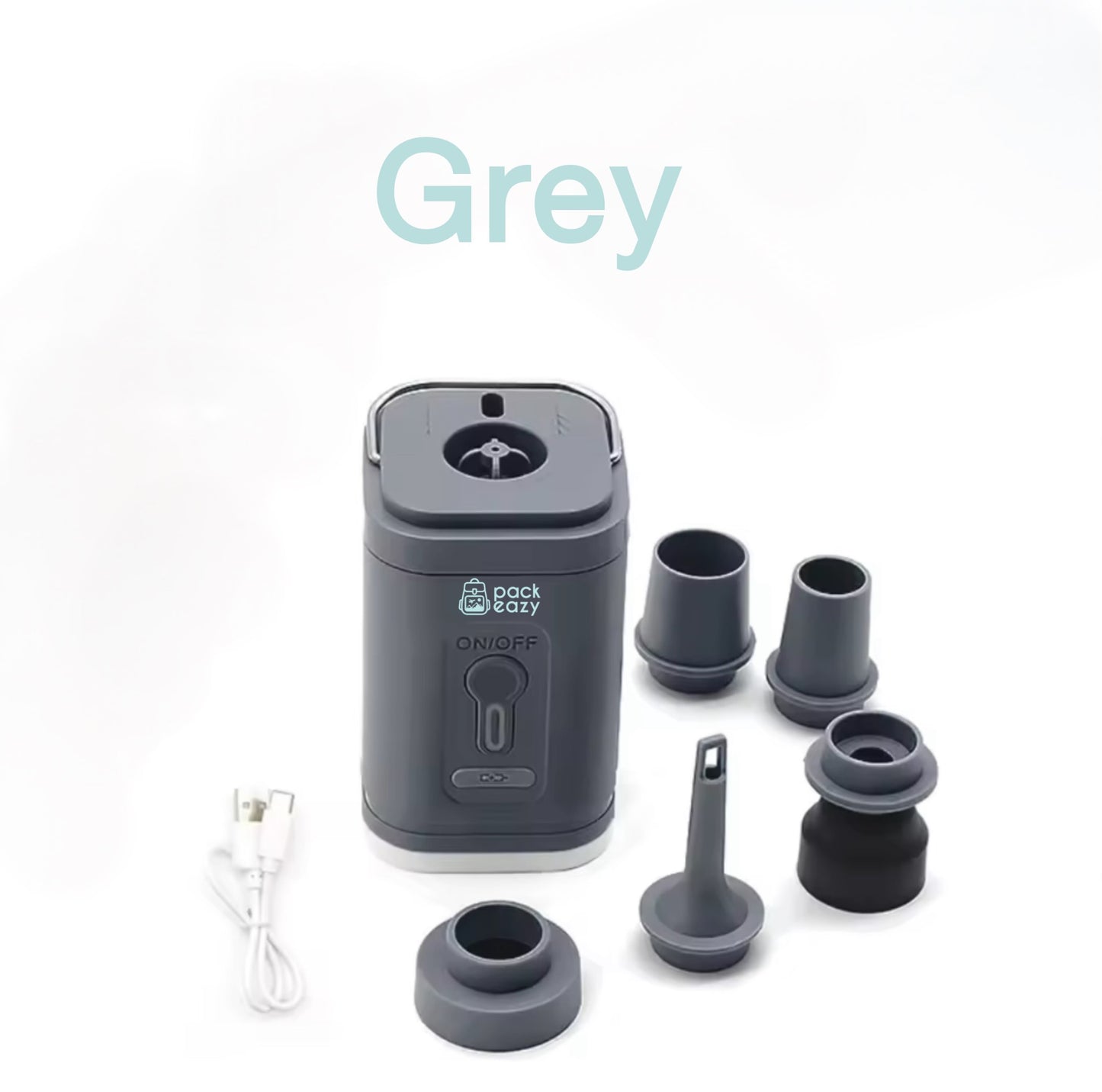 Pack Eazy™ Mini Air Pump – Inflate. Deflate. Go.