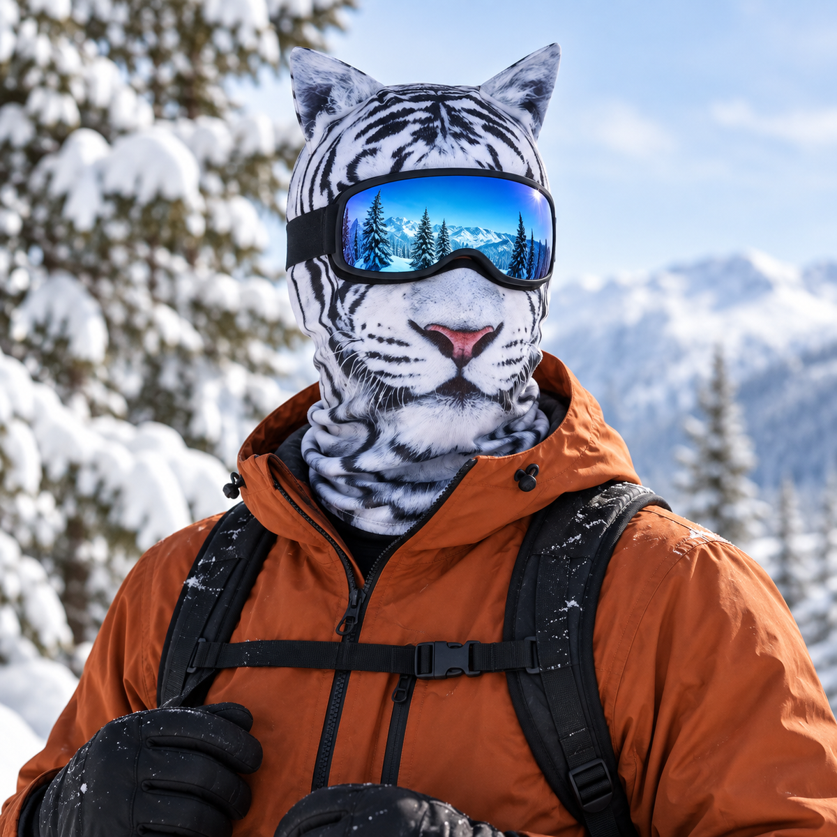 FloWave WildFace — Animal Ski Mask
