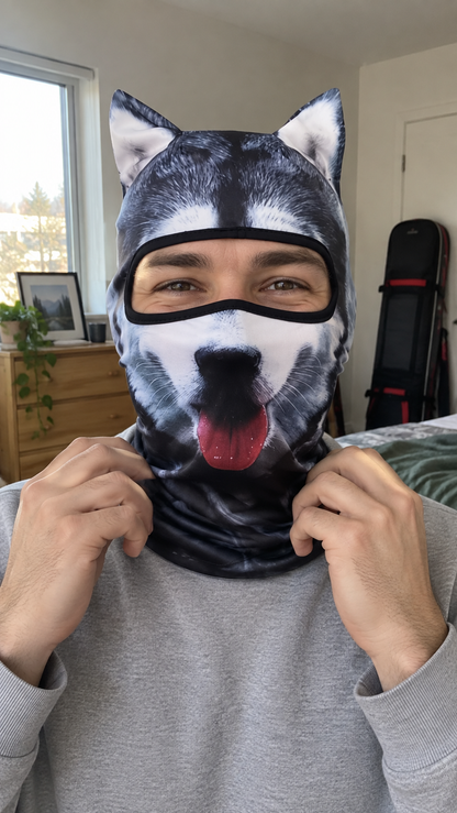 FloWave WildFace — Animal Ski Mask