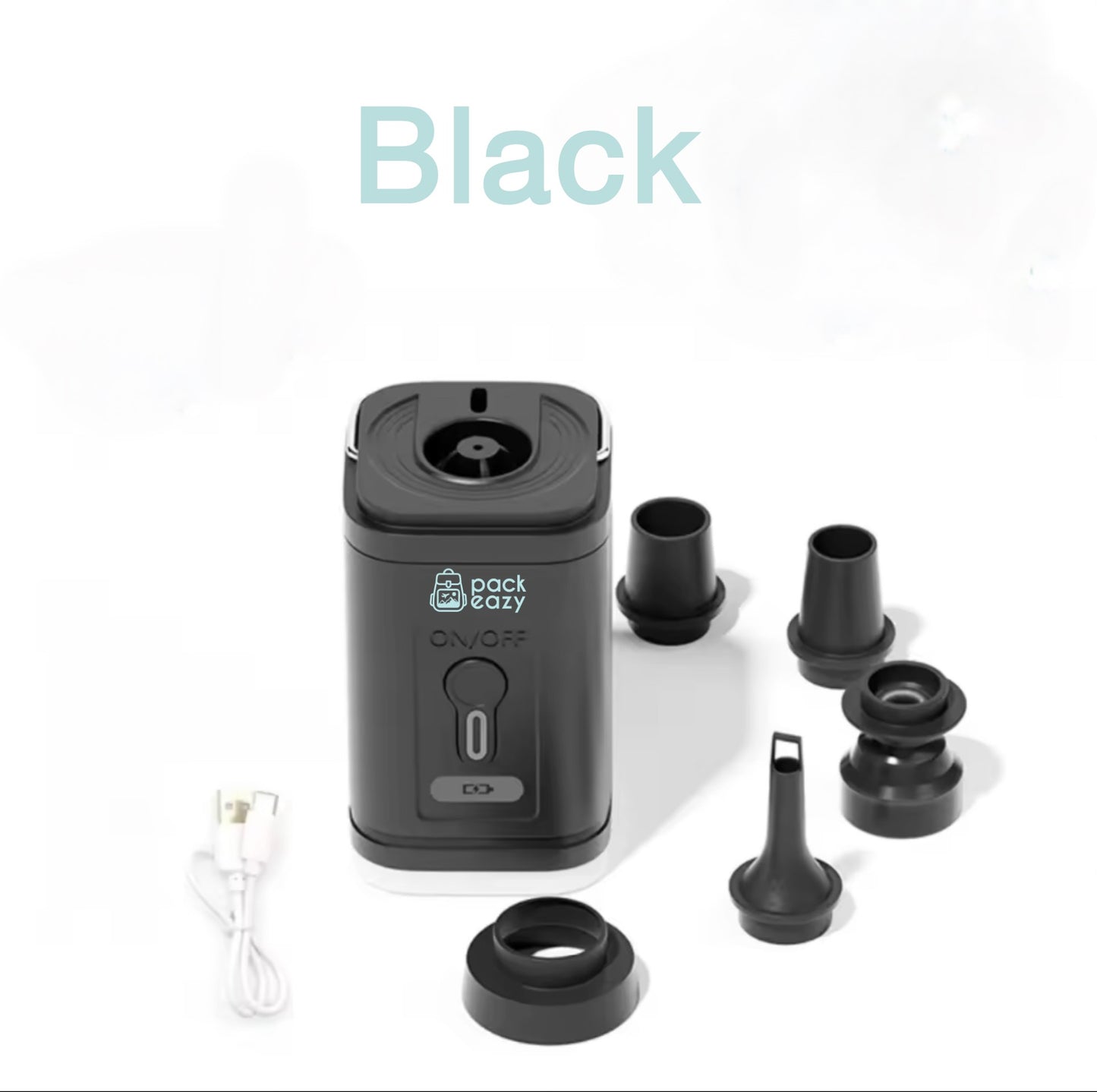Pack Eazy™ Mini Air Pump – Inflate. Deflate. Go.
