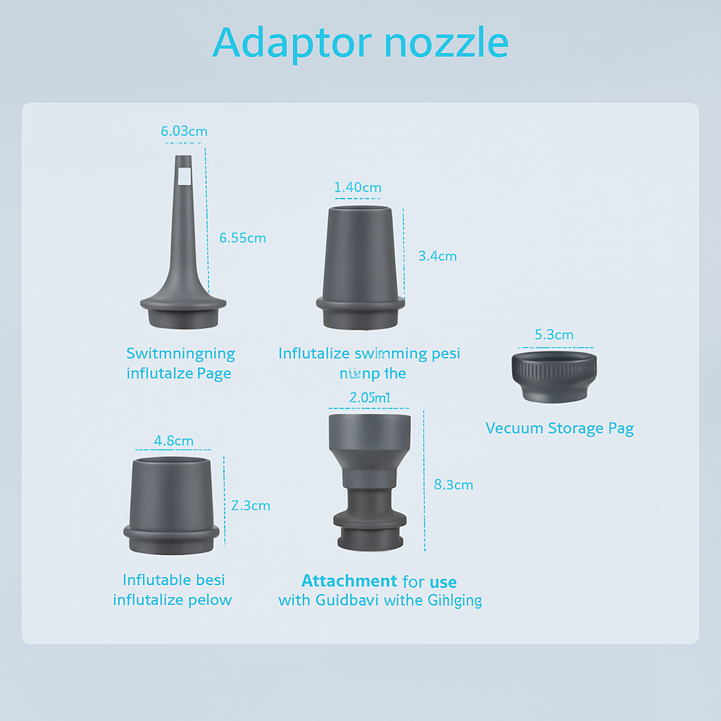 Pack Eazy™ Mini Air Pump – Inflate. Deflate. Go.