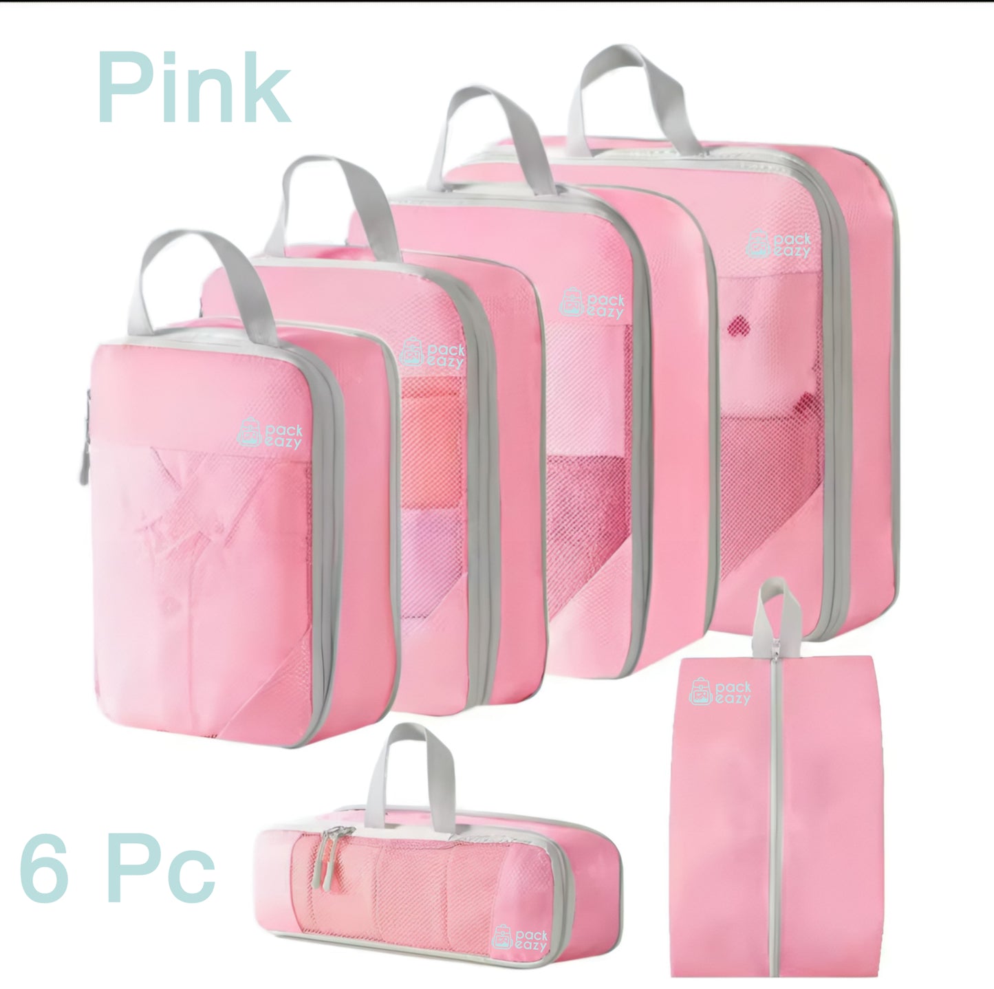 Pack Eazy™ Compression Packing Cubes – Travel Smarter. Pack Eazy.