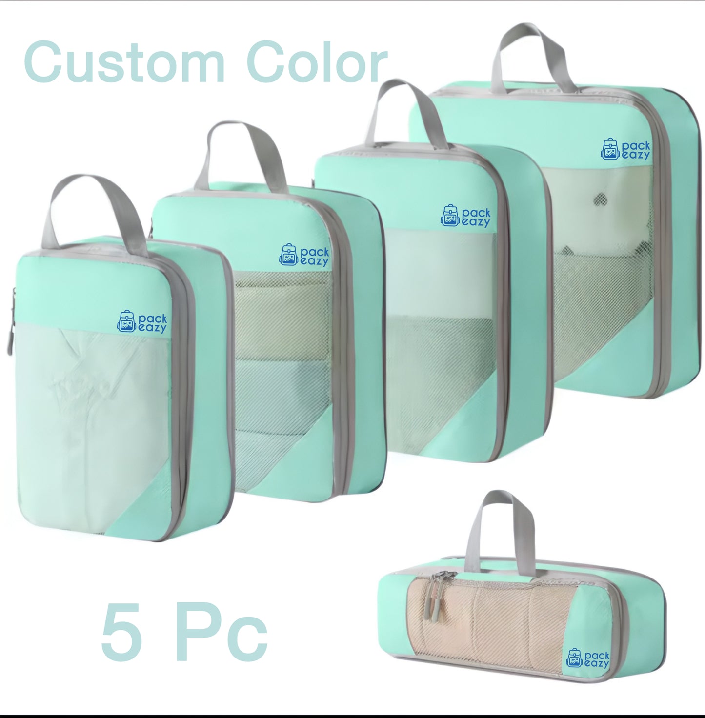 Pack Eazy™ Compression Packing Cubes – Travel Smarter. Pack Eazy.
