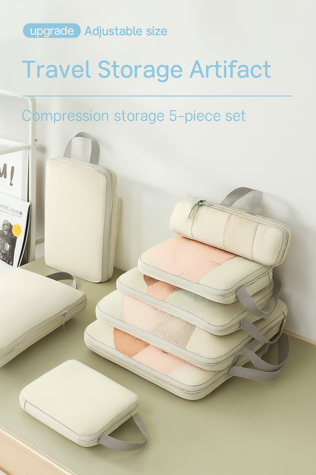 Pack Eazy™ Compression Packing Cubes – Travel Smarter. Pack Eazy.