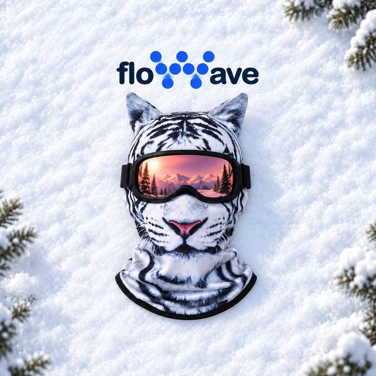 FloWave WildFace — Animal Ski Mask