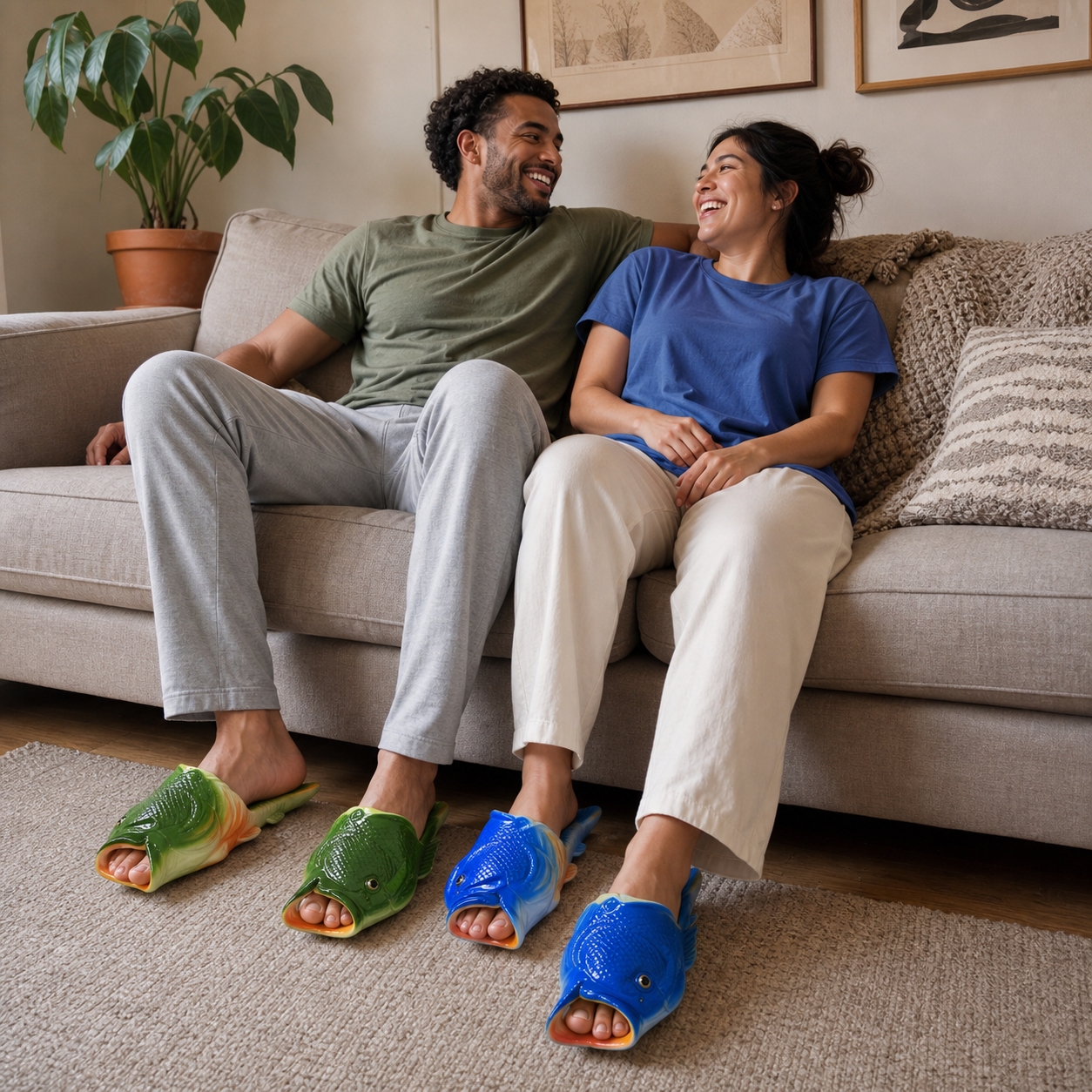 FloWave FinFlops — Funny Fish Slippers