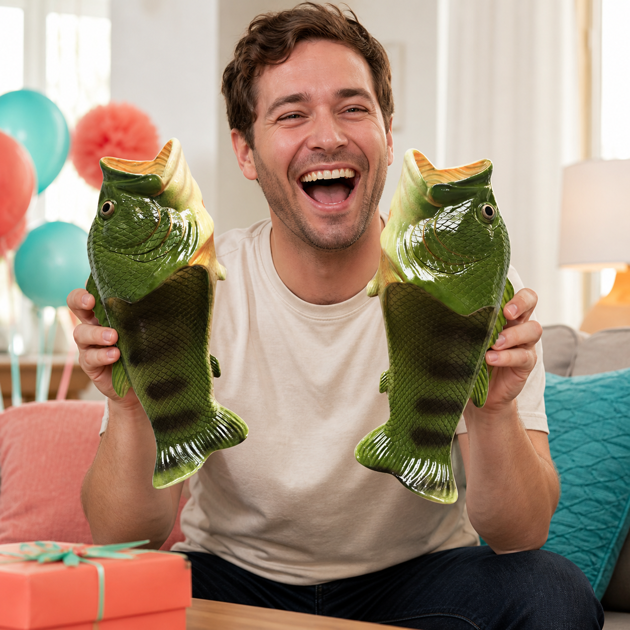 FloWave FinFlops — Funny Fish Slippers